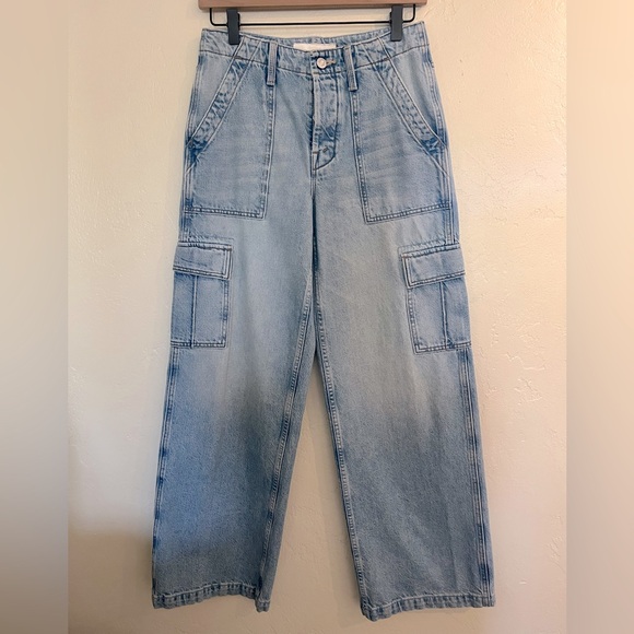 MOTHER The Cargo Sneak Jeans Sz 25 - Picture 3 of 16